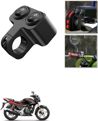 Znee Smart CNC On/Off Motorcycle Handlebar Fitting Dual Switch For Hero Xtreme Handle Bar Grip For Hero Universal For Bike(Pack of 1)