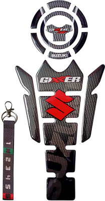 A1GRAPHIX Tank Pad & Fuel Cap Suzuki Gixxer Bike sticker E Bike Tank Pad