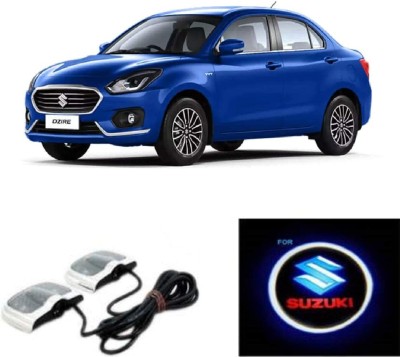 Gadiparts Car Logo LED Ghost Shadow Welcome Light Door Projector for Suzuki DZIRE Car Fancy Lights(Multicolor)