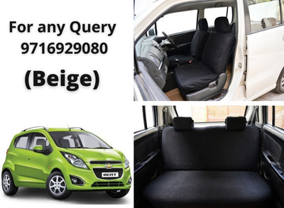 Atist Cotton Car Seat Cover For Chevrolet Beat(5 Seater)