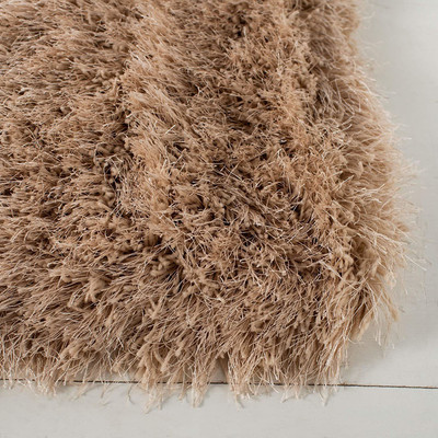 Acarpet Gold Polyester Carpet(6 ft,  X 8 ft, Rectangle)