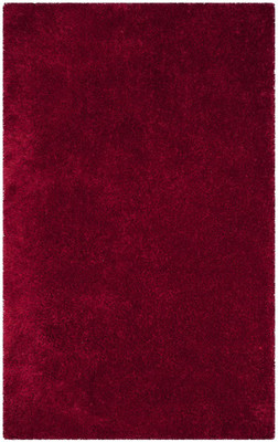 Acarpet Red Polyester Carpet(6 ft,  X 8 ft, Rectangle)