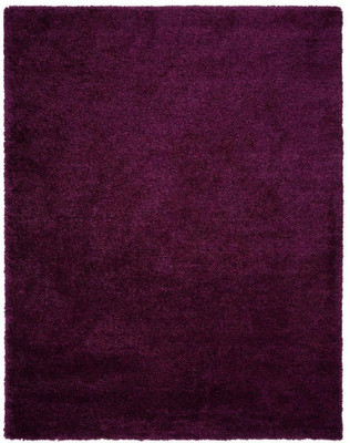 Acarpet Purple Polyester Carpet(6 ft,  X 8 ft, Rectangle)