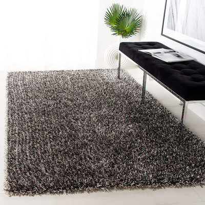 AyanCarpets Grey Polyester Carpet(2 ft,  X 3 ft, Rectangle)