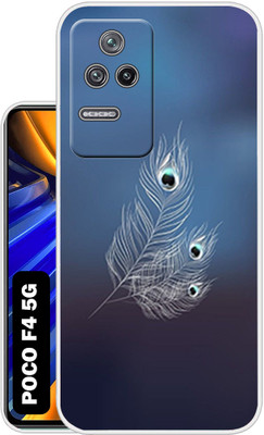 Case Club Back Cover for POCO F4 5G(Blue, Grip Case, Silicon, Pack of: 1)