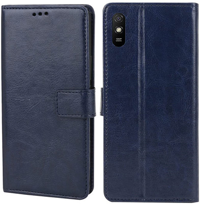 kentop Flip Cover for MI REDMI 9i(Blue, Shock Proof, Pack of: 1)