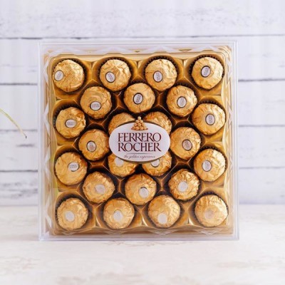 FERRERO ROCHER Fern's & Petal's Chocolate (24 Pieces) (IMPORTED FROM USA) Bars(300 g)