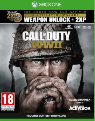 Call of Duty: WWII - Gold Edition Gold Edition with Game and Season Pass(Code in the Box - for Xbox One)