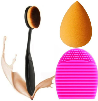 Latixmat Makeup Brushes and make up face blender with brush cleaner(3 Items in the set)
