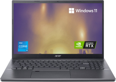 acer Core i5 12th Gen - (8 GB/512 GB SSD/Windows 11 Home/4 GB Graphics/NVIDIA GeForce RTX RTX 2050) A515-57G Gaming Laptop(15.6 inch, Steel Gray, 1.8 Kg)