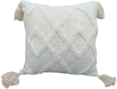 needle art Embroidered Cushions Cover(40 cm*40 cm, White)