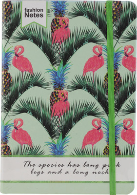 Zentric Fashion Notes A5 Notebook Ruled 82 Pages(Green)