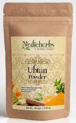 Vedicherbs Ubtan Powder for Natural Glowing Skin, Tan Removal, Skin Whitening, Reduce Scars(100 g)