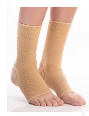 Viven enterprise Ankle Support For Pain Relief Injury Ankle Grip Gym Brace Binder Cap bandage Ankle Support(Beige)