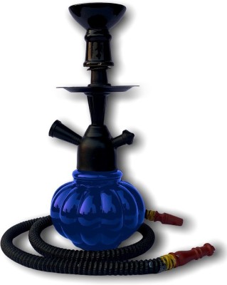 Misr Puff IRON PLATE 10 inch Glass Hookah(Blue)