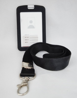 AbhaPrint Silicone ID Badge Holder, Lanyard(Pack of 1)