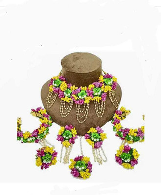 Mansi Collection Fabric Multicolor Jewellery Set(Pack of 1)