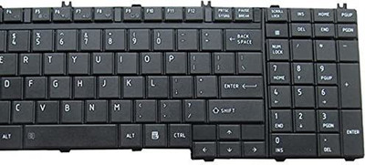 TechSonic Satellite L550D L555 P200 P200D P205 P205D X205 Laptop Keyboard Replacement Key