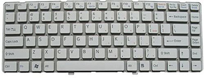 TechSonic Compatible for VPC-EA13EH/L PCG-61211 PCG-61211L PCG-61211M (White) Laptop Keyboard Replacement Key