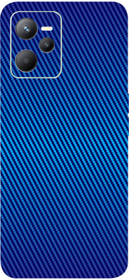 AsSkin Realme C35, realme c35 Mobile Skin(Ultra Super Blue Carbon Fiber Fiber Matte With High Matte Finish.)