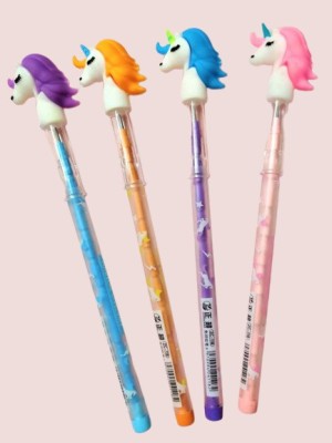 PARIVRIT Pack of 2 Designer Cute Unicorn Pencils Non Sharpening Pencil(Set of 2, Multicolor)