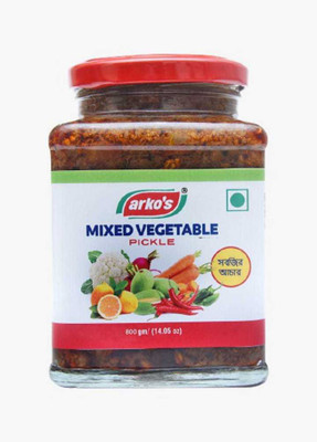 ARKOS Homemade Mixed Pickle 800gm Mixed Vegetable Pickle(800 g)