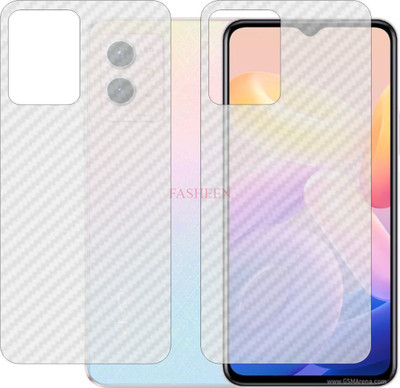 Fasheen Back Screen Guard for VIVO Y33S 5G (3D Carbon Fiber Finish)(Pack of 2)
