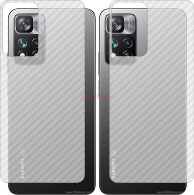 Fasheen Back Screen Guard for XIAOMI 11I HYPERCHARGE 5G (3D Carbon Fiber Finish)(Pack of 2)