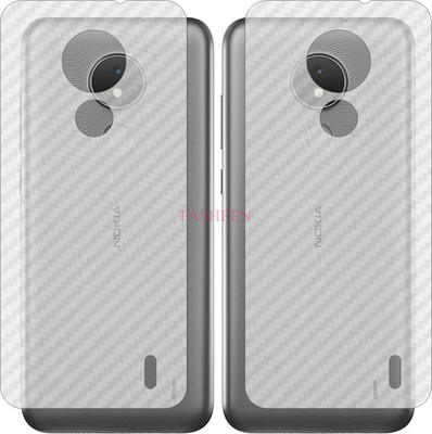 Fasheen Back Screen Guard for NOKIA C21 (3D Carbon Fiber Finish)(Pack of 2)