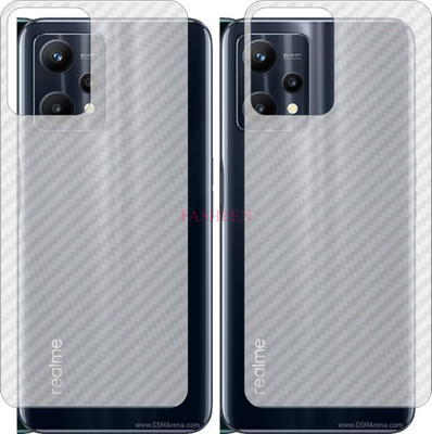 Fasheen Back Screen Guard for REALME V25 RMX3143 (3D Carbon Fiber Finish)(Pack of 2)
