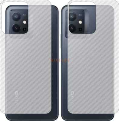 MOBART Back Screen Guard for VIVO T1 5G V2141 (3D Carbon Fiber Finish)(Pack of 2)