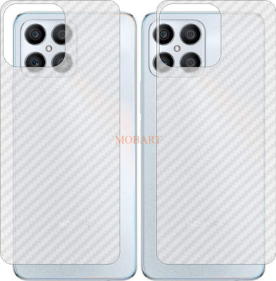 MOBART Back Screen Guard for HONOR X8 TFYLX1 (3D Carbon Fiber Finish)(Pack of 2)