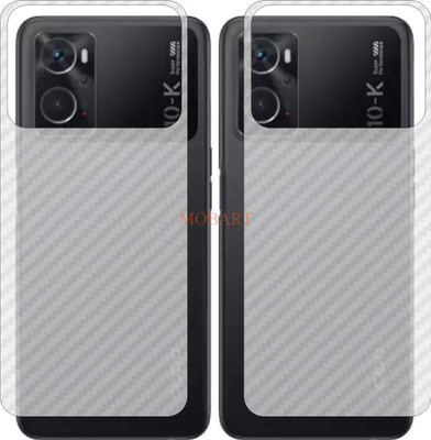 MOBART Back Screen Guard for OPPO K 10 CPH2373 (3D Carbon Fiber Finish)(Pack of 2)