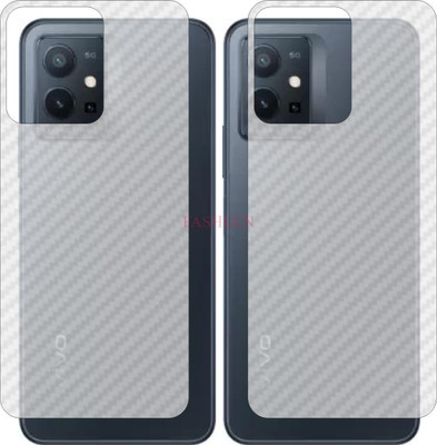 Fasheen Back Screen Guard for VIVO T1 5G V2141 (3D Carbon Fiber Finish)(Pack of 2)