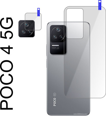 PONDRIK Back Screen Guard for POCO F4 5G back glass(Pack of 2)
