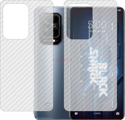 Fasheen Back Screen Guard for XIAOMI BLACK SHARK 5 5G (3D Carbon Fiber Finish)(Pack of 2)