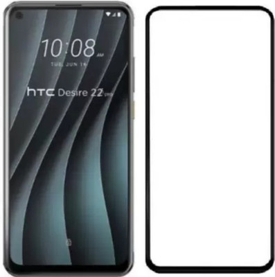 Bai and kaka Edge To Edge Tempered Glass for HTC Desire 22 Pro(Pack of 1)