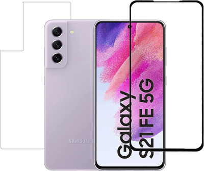 ECMERED Front and Back Screen Guard for Samsung S21 FE, Samsung Galaxy S21 FE, Samsung S21 FE 5G, Samsung Galaxy S21 FE 5G(Pack of 1)