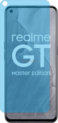 TELTREK Tempered Glass Guard for REALME RMX3360 (AntiBlue UV Light Protection)(Pack of 1)