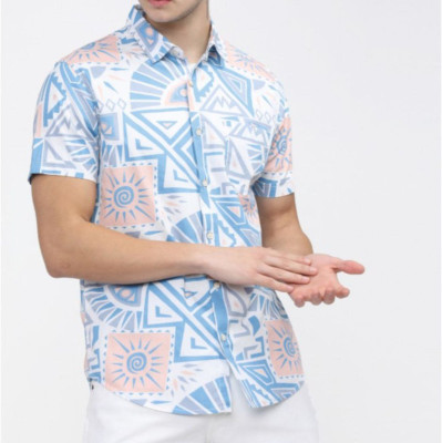 DISHANK CREATION Men Printed Casual Multicolor Shirt