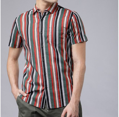MAHADEV ENTERPRISE Men Striped Casual Multicolor Shirt