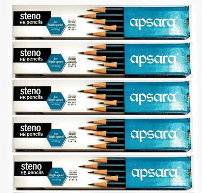 APSARA Steno HB Pencil {Pack of 05 box} Pencil