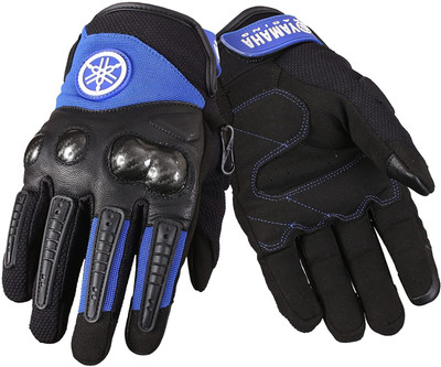 YAMAHA Racer Riding Gloves(Blue, Black)