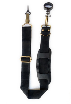 START NOW Double Barrel Special Cotton Gun Belt (Black) Strap(Black)