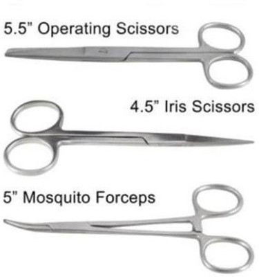 Forgesy Combo Pack of 3 Utility Forceps