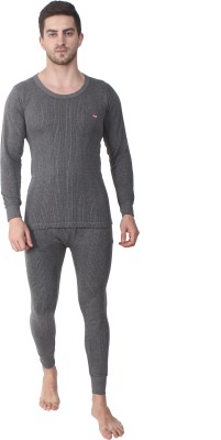 ALFA Quilted Premium Winter Wear Men Top - Pyjama Set Thermal