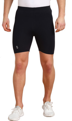 Lemona Solid Men Black Tights