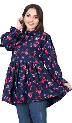 JD ENTERPRISE Casual Printed Women Multicolor Top