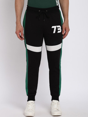 abof by Aditya Birla Solid Men Multicolor Track Pants
