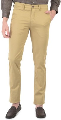 TURTLE Tapered Men Khaki Trousers